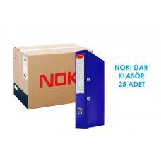 BÜRO KLASÖRÜ NOKİ MAVİ DAR   25 ADET ( 1 KOLİ )